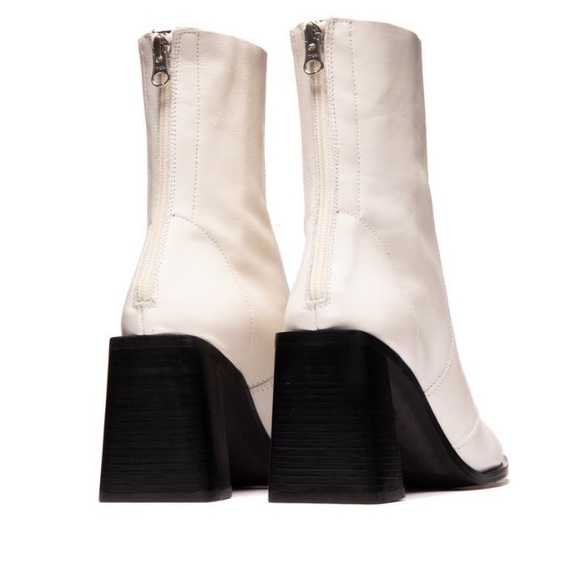 White Leather L’Intervalle Boots - Picture 3 of 6